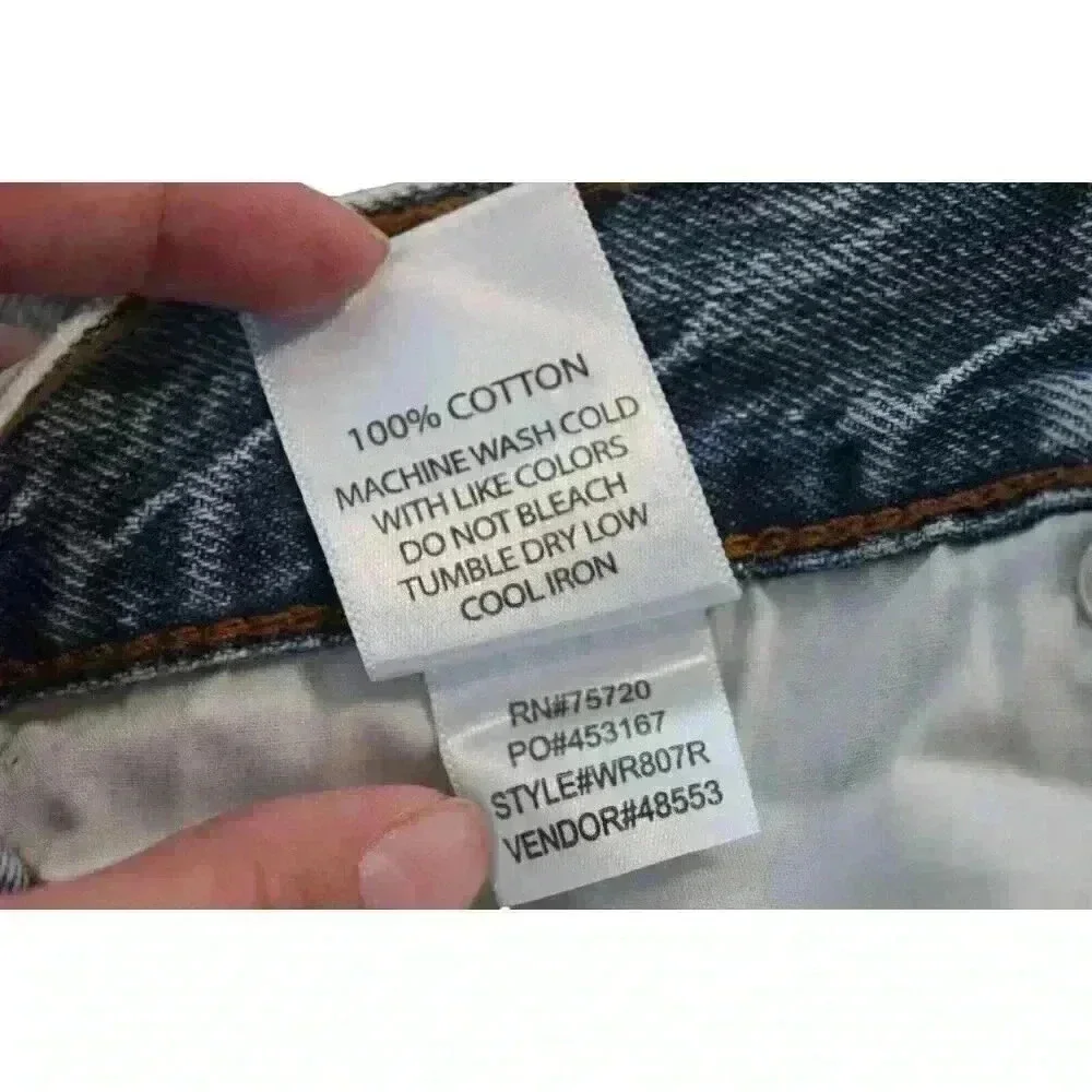NWT Willow Root Buckle Jeans Size 24 The Vintage Dad Denim High Rise Light Wash - Picture 8 of 14